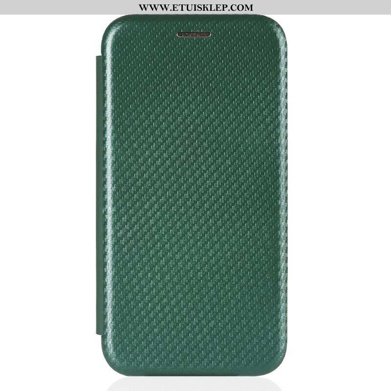 Etui Na Telefon do iPhone 13 Mini Etui Folio Włókno Węglowe